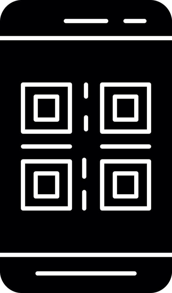 Qr Code  Vector Icon Design