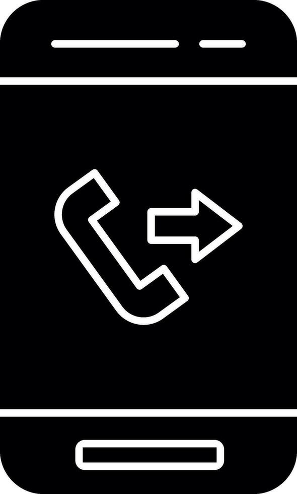 Outgoing Call  Vector Icon Design