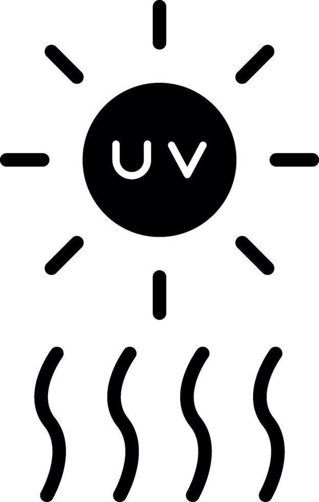 uv vector icono diseño