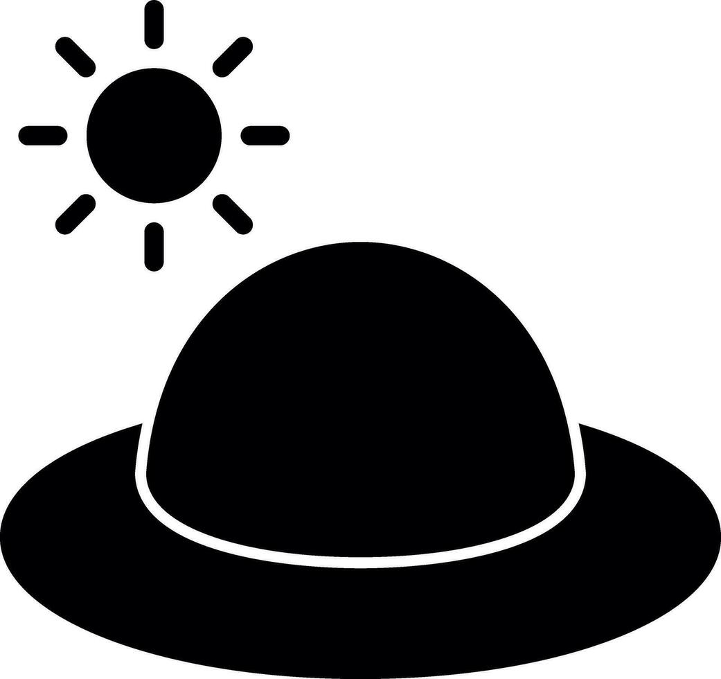 sombrero vector icono diseño
