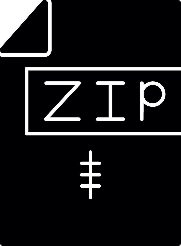 Zip  Vector Icon Design