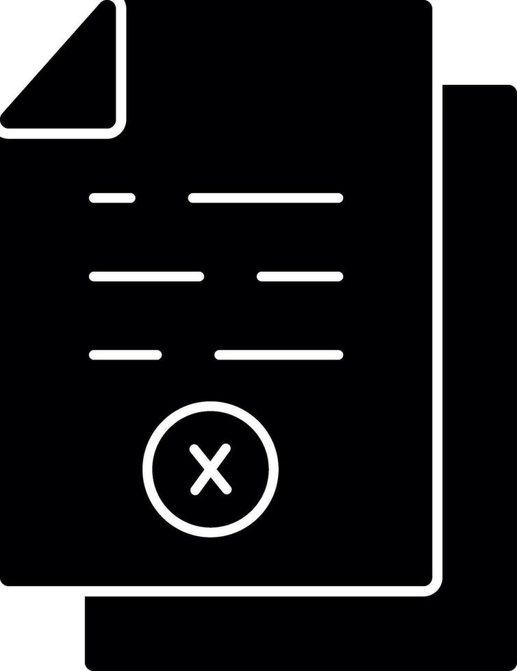 Rejected  Vector Icon Design