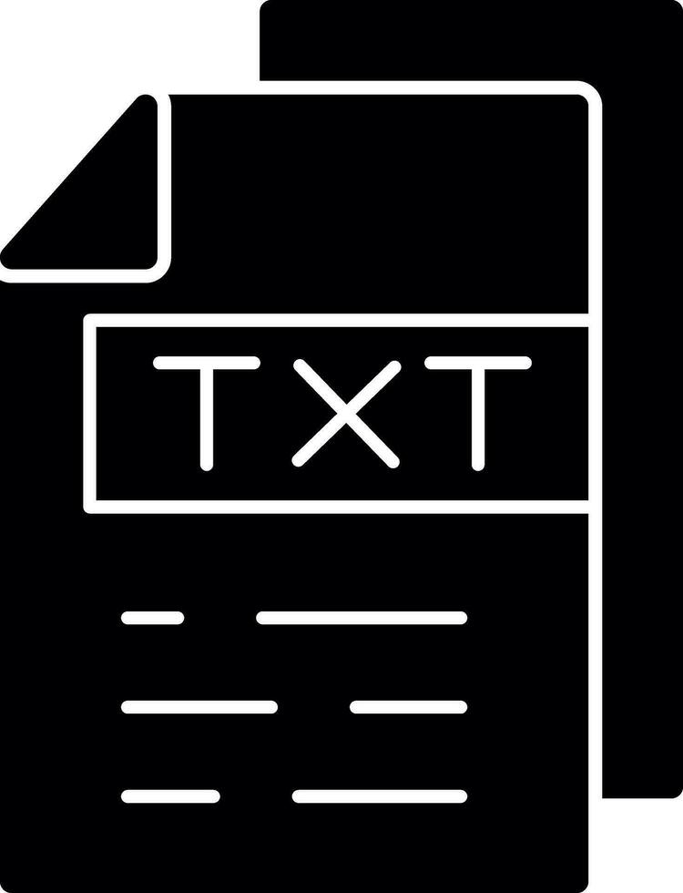 TXT vector icono diseño