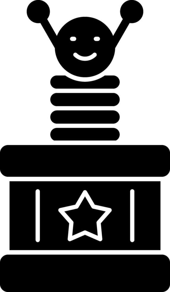 Surprise Box  Vector Icon Design