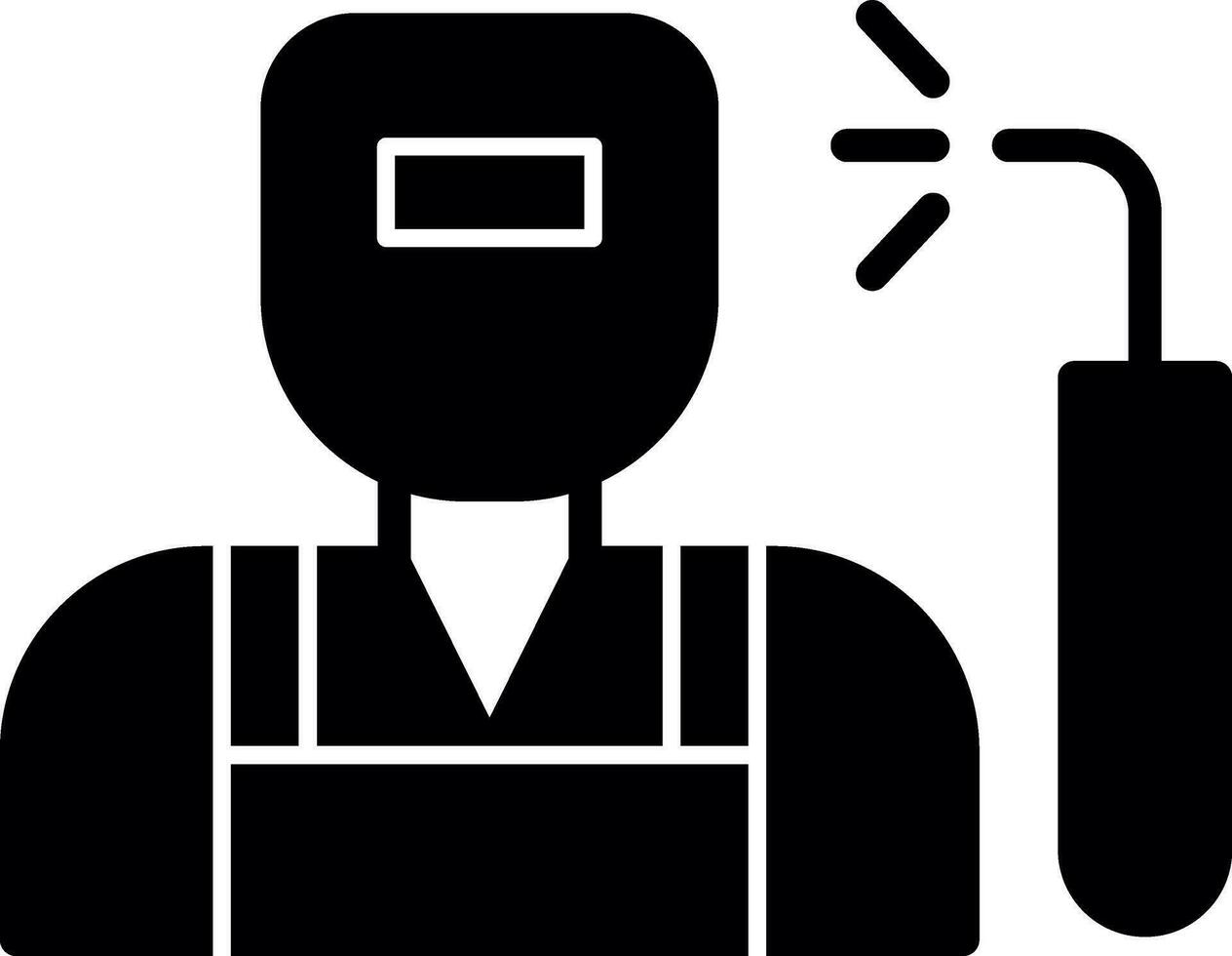 Welder  Vector Icon Design