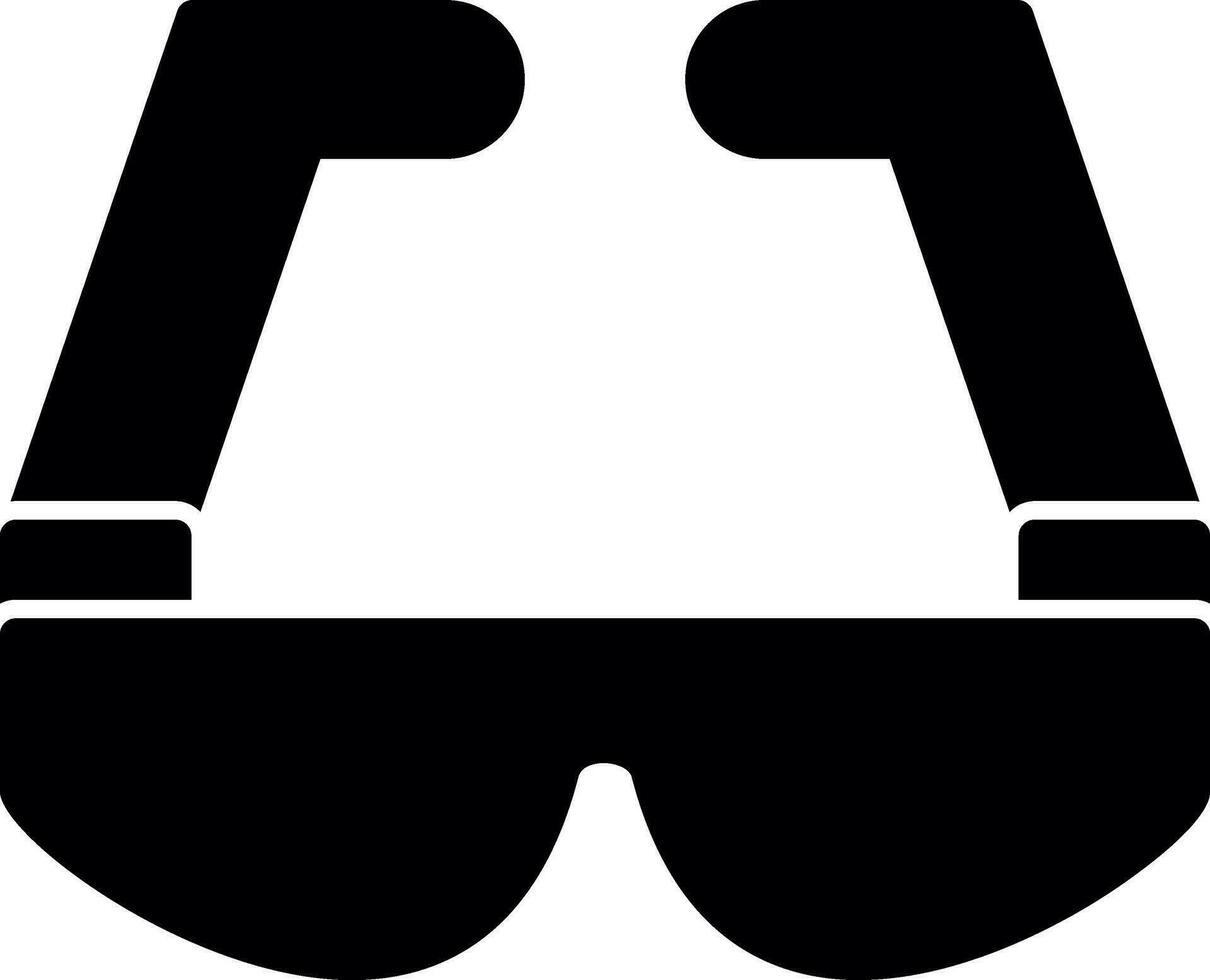 Safety Glasses  Vector Icon Design