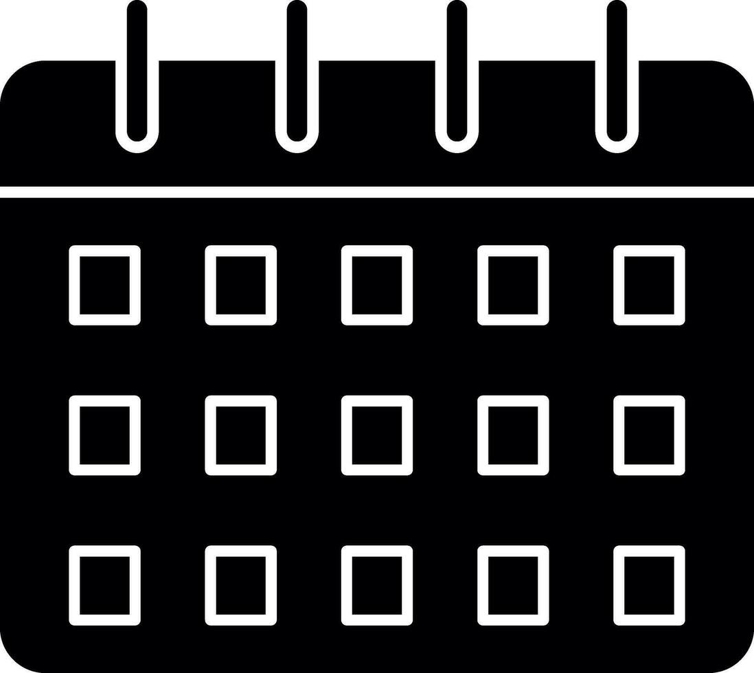 Calendar  Vector Icon Design