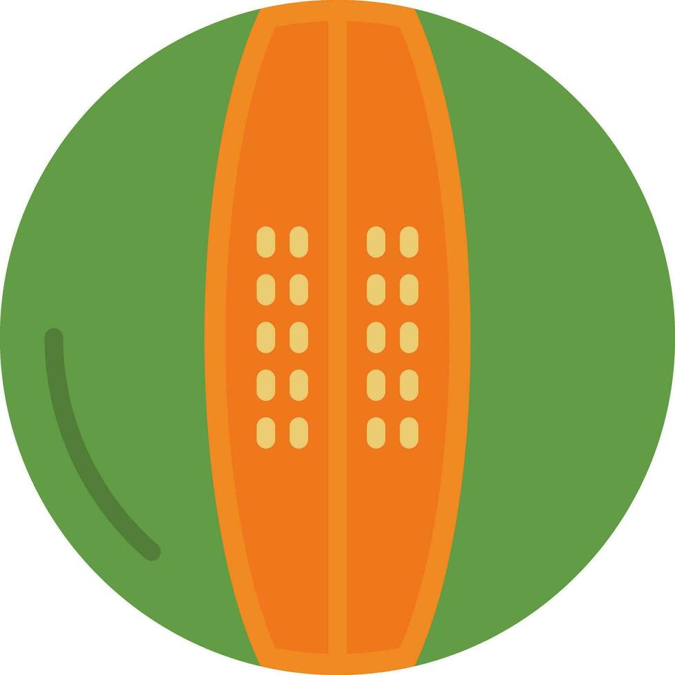 melón Cantalupo vector icono diseño