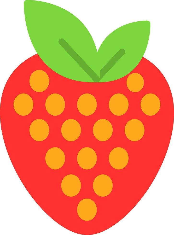 Strawberry Vector Icon Design