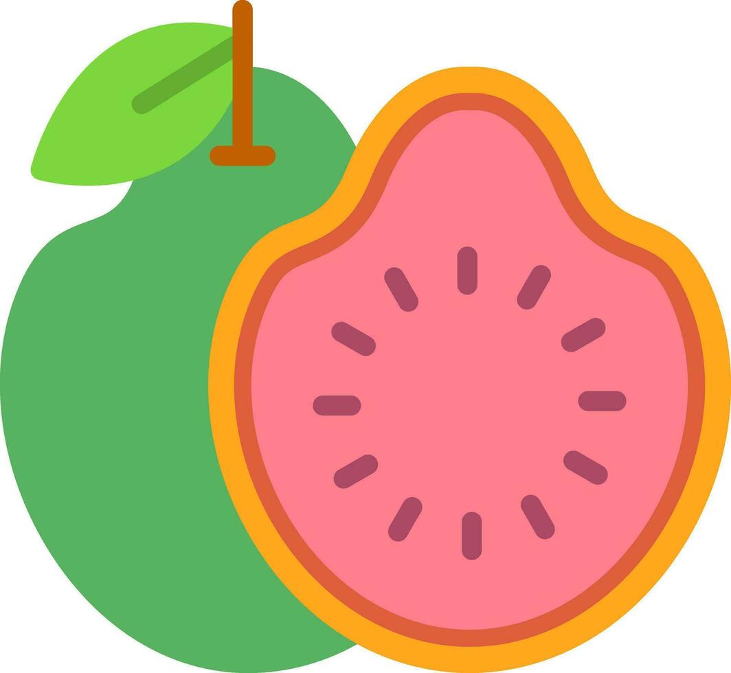 guayaba vector icono diseño