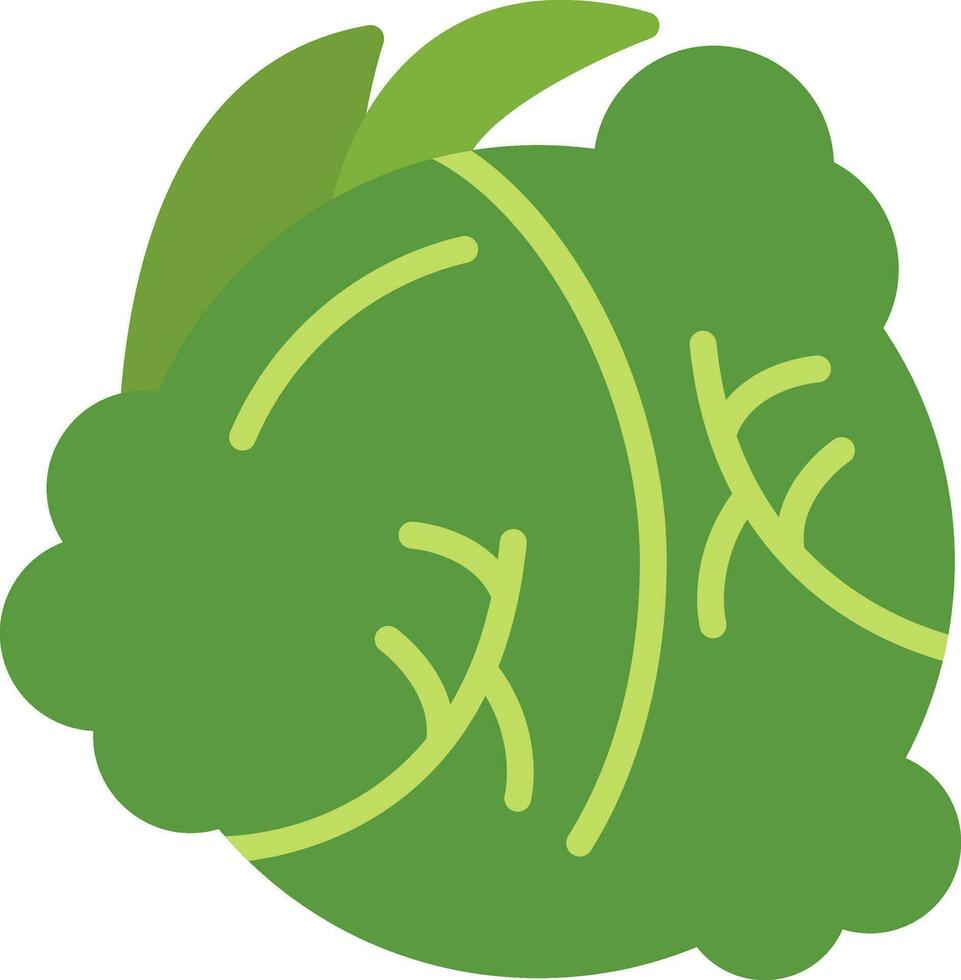 Brussels Sprout Vector Icon Design