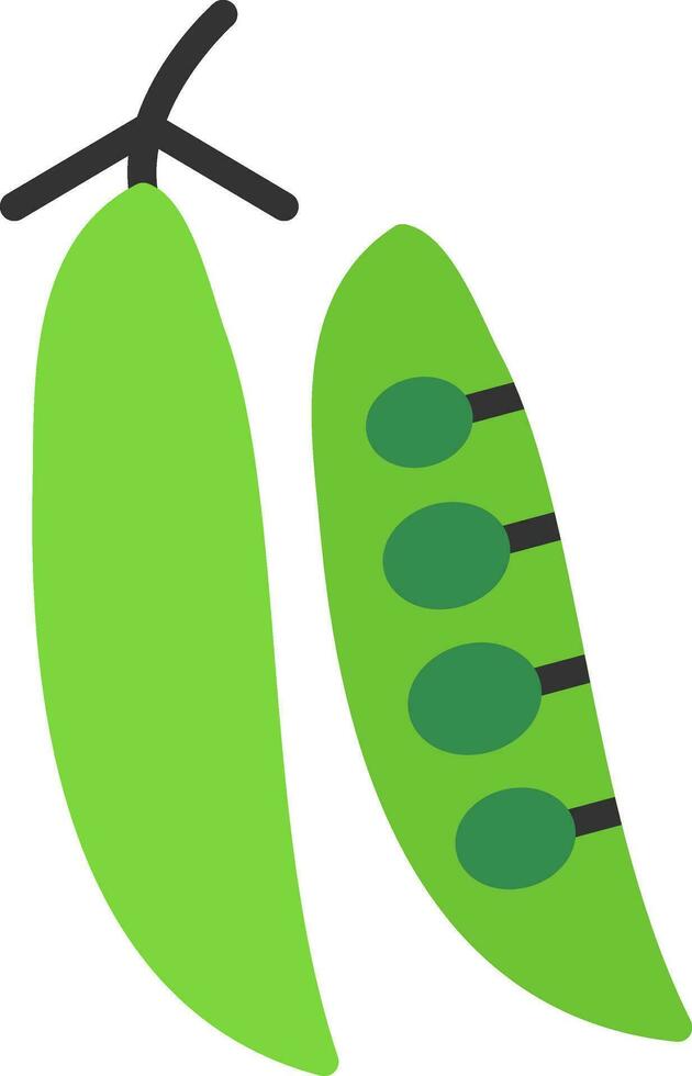 Peas Vector Icon Design