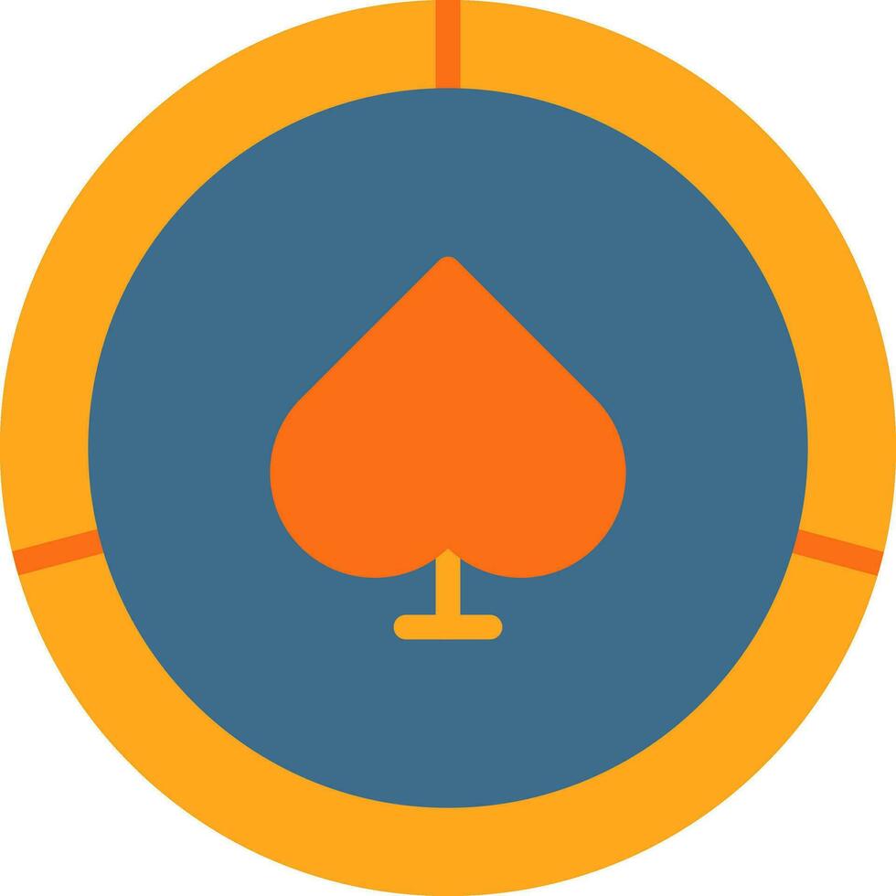 Poker Chips  Vector Icon Design