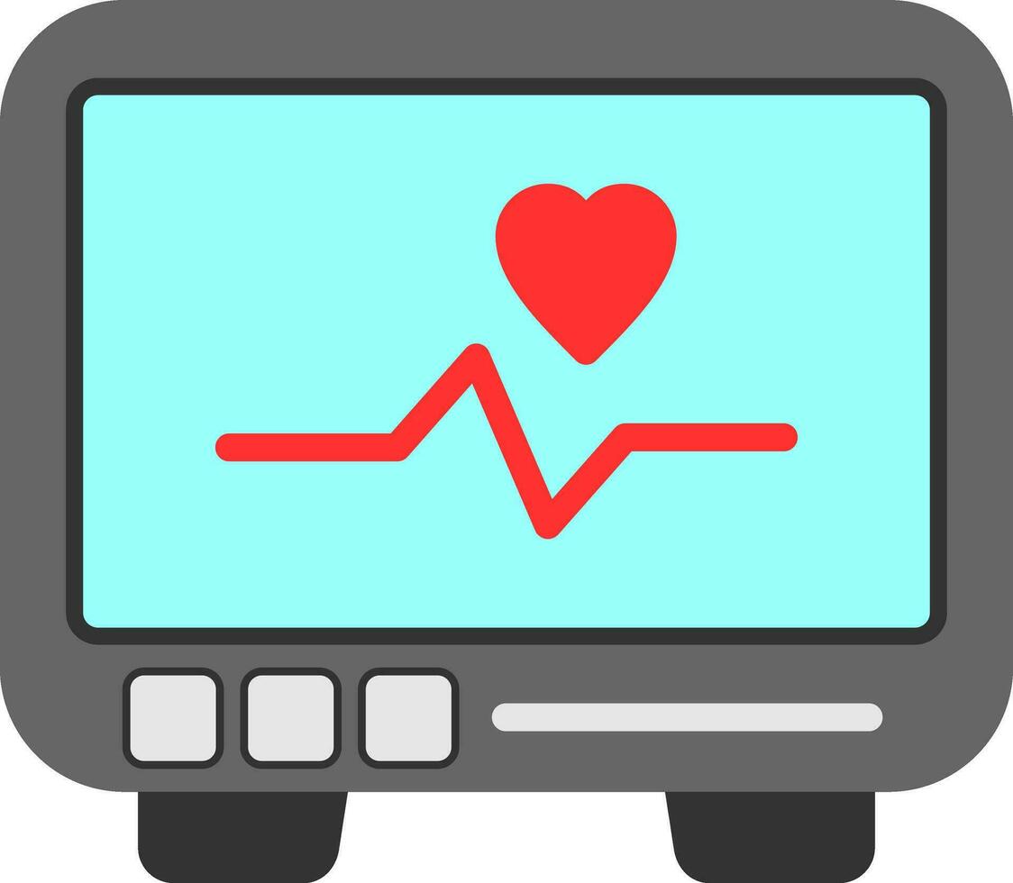 cardiograma vector icono diseño