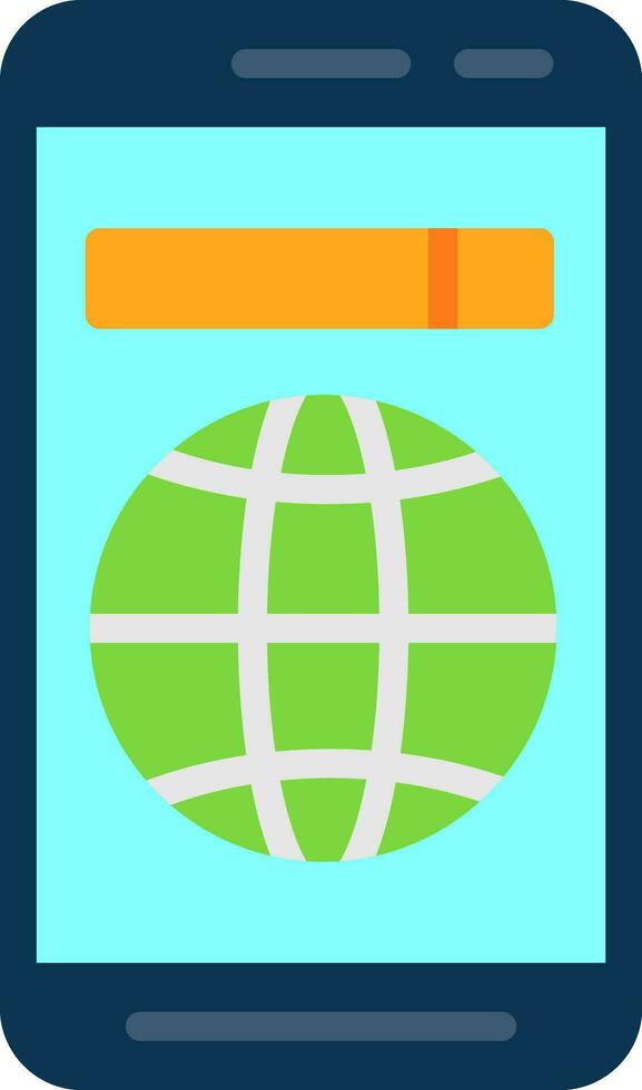 Mobile Web  Vector Icon Design