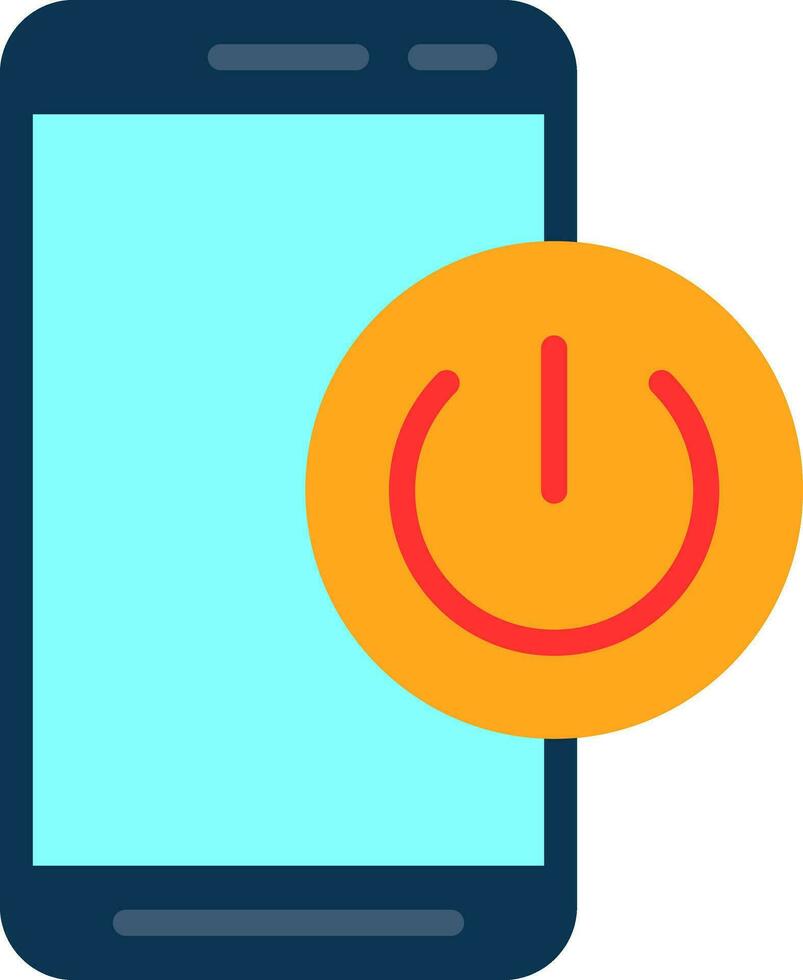 Mobile On Off  Vector Icon Design