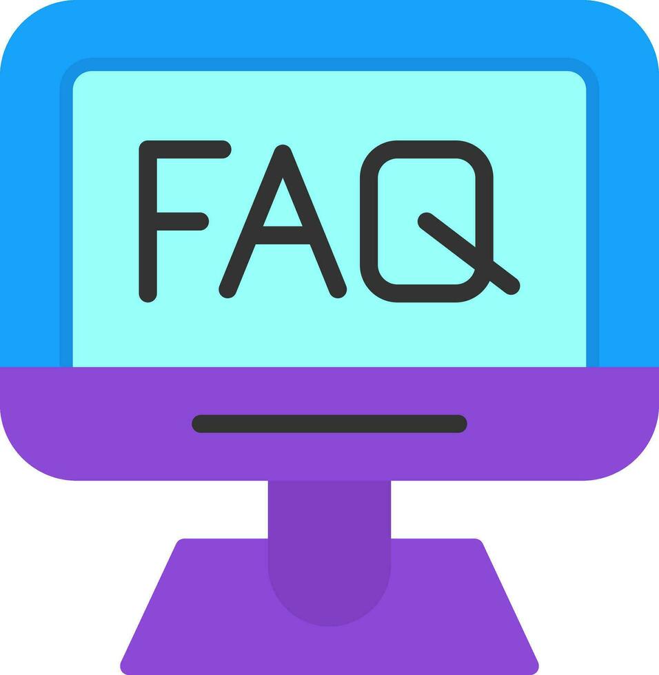 Faq  Vector Icon Design