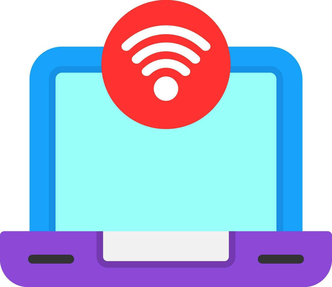 Wifi señal vector icono diseño