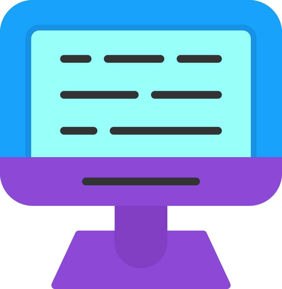 Lcd  Vector Icon Design