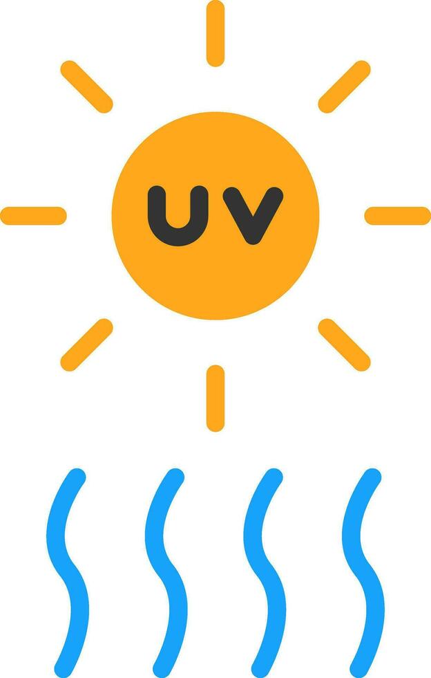 uv vector icono diseño