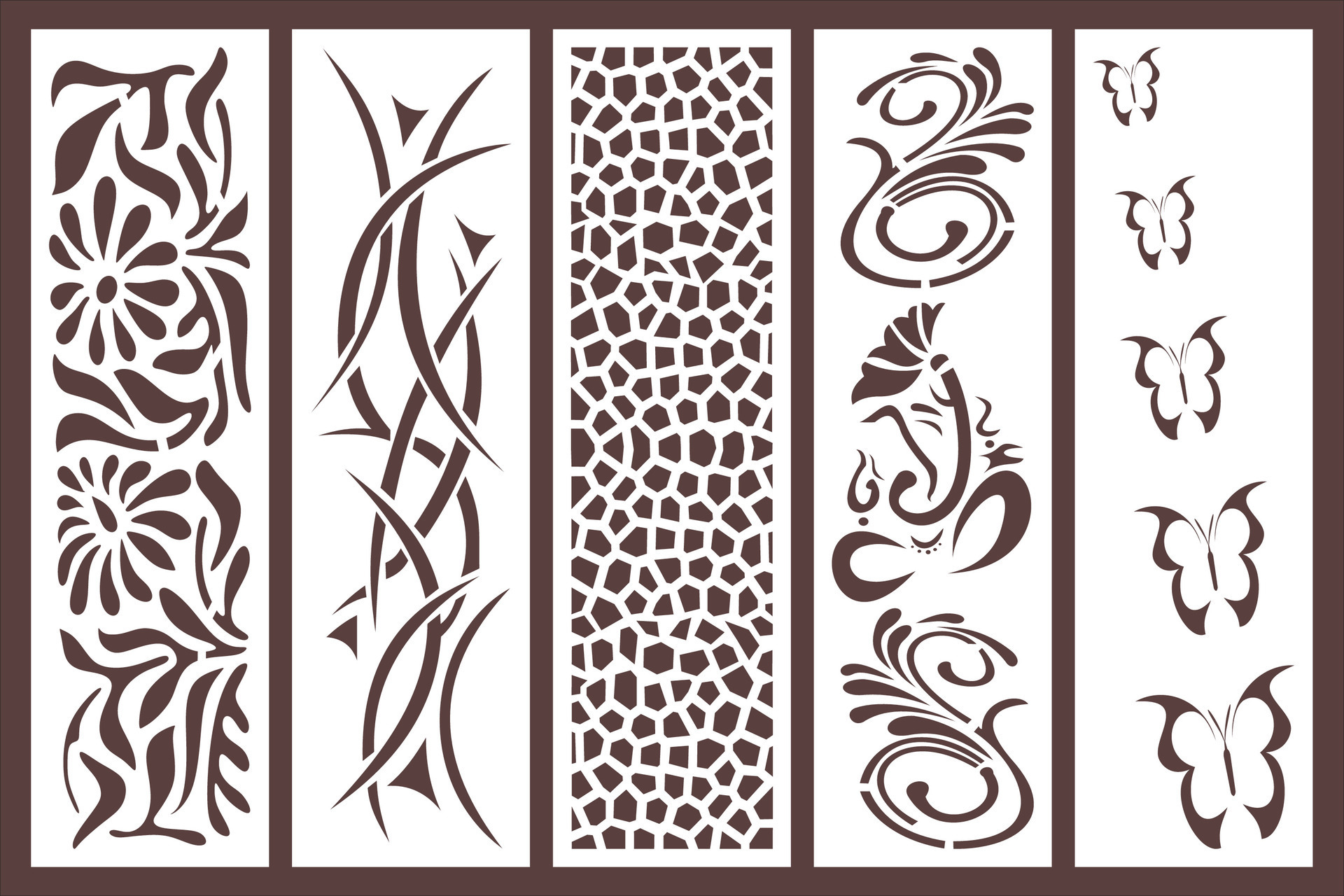 Mdf Board Cnc Router MDF Laser Jali Cutting design vector jali for