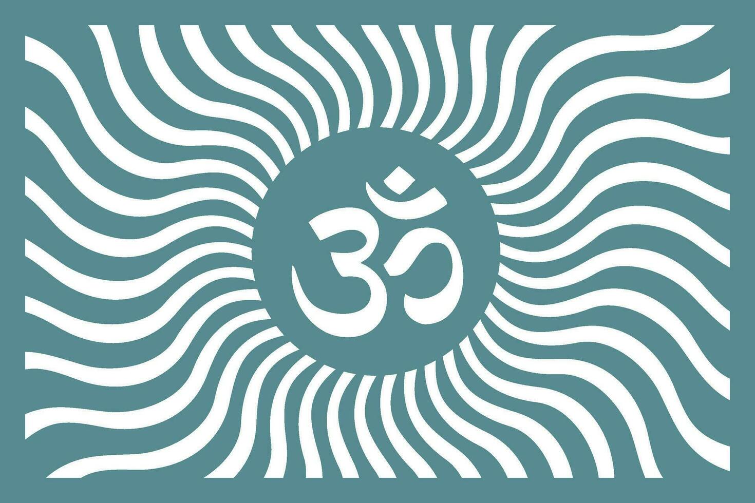 Om Jali Design for mandir, Laser Cutting Design For Mandir or Temple. vector