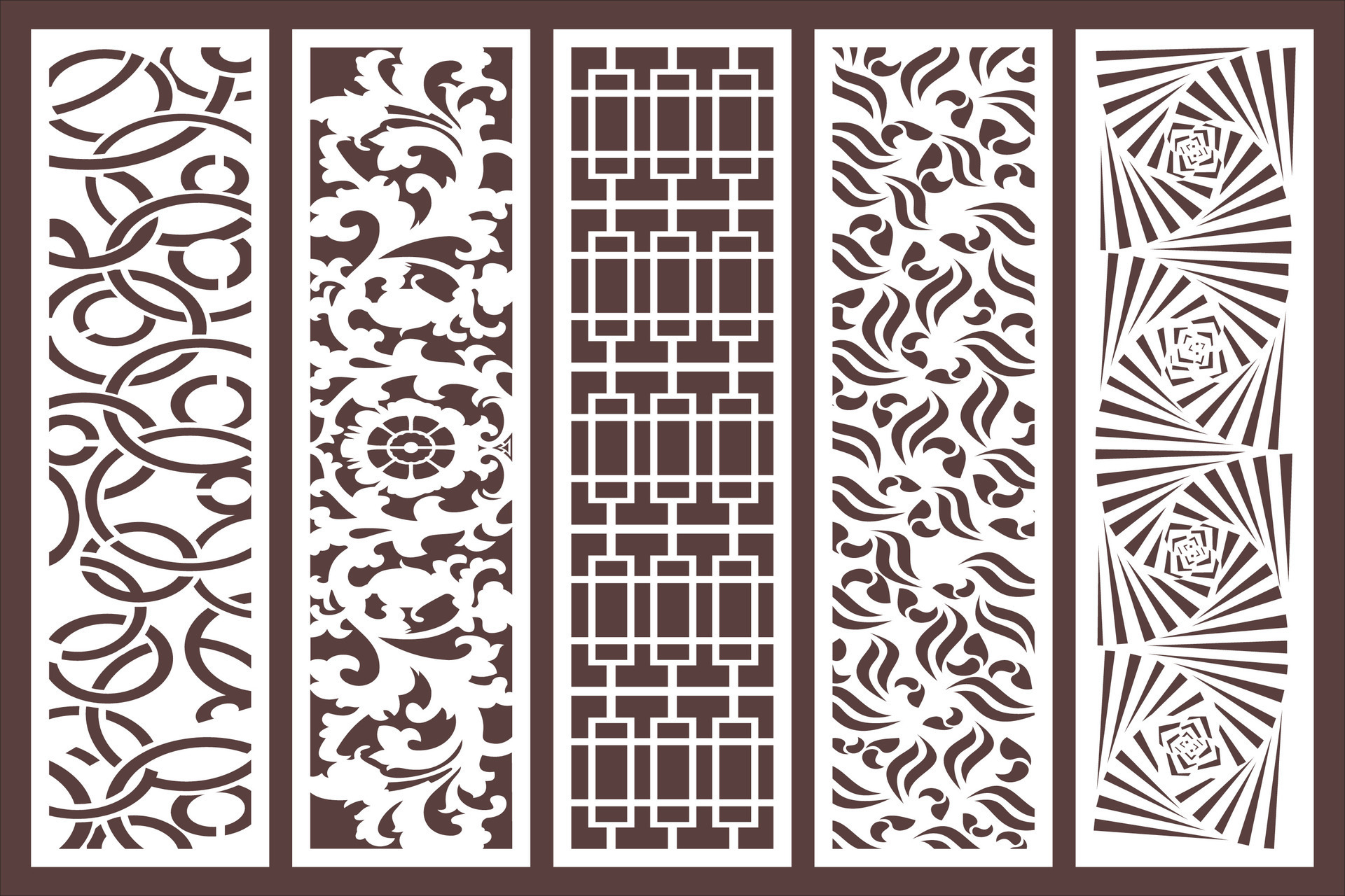 Mdf Board Cnc Router MDF Laser Jali Cutting design vector jali for