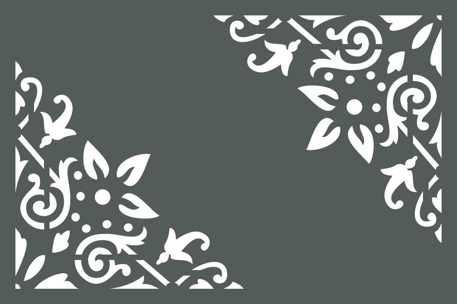 Set Jali Design For jali, Laser, Cnc, Graphic. vector