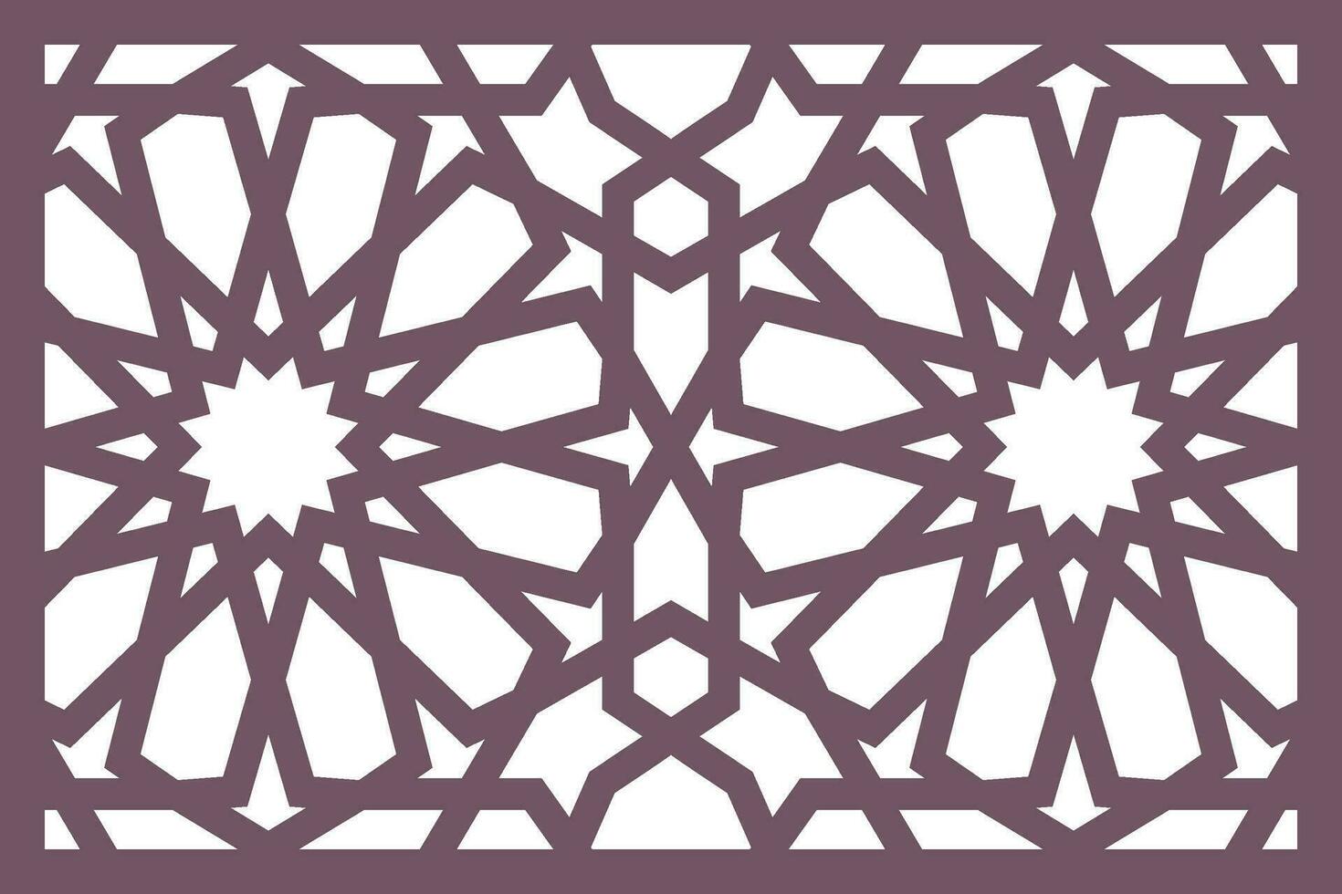 Jali design for Laser and CNC router, EPS File. vector