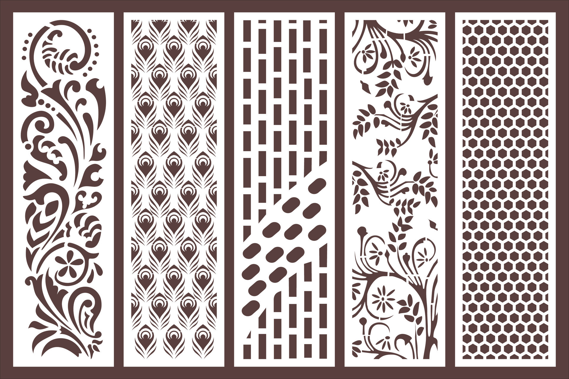Mdf Board Cnc Router MDF Laser Jali Cutting design vector jali for
