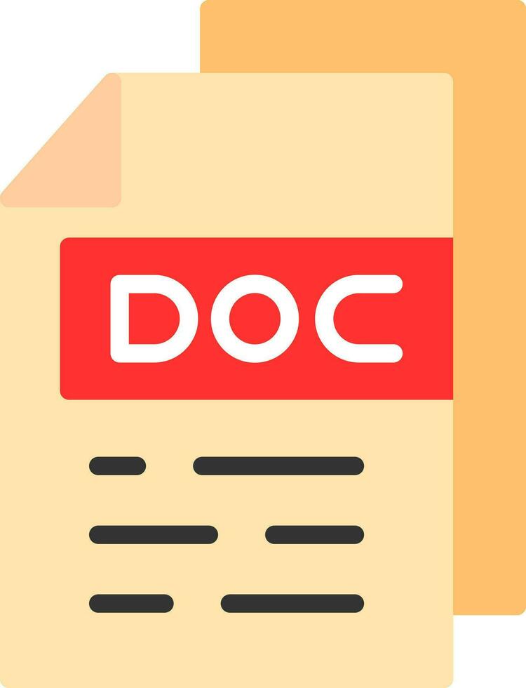 Doc  Vector Icon Design