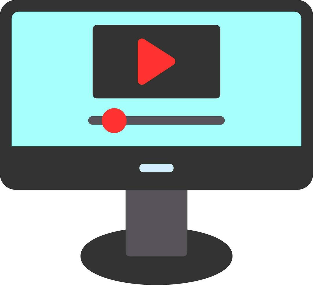 Video Streaming  Vector Icon Design