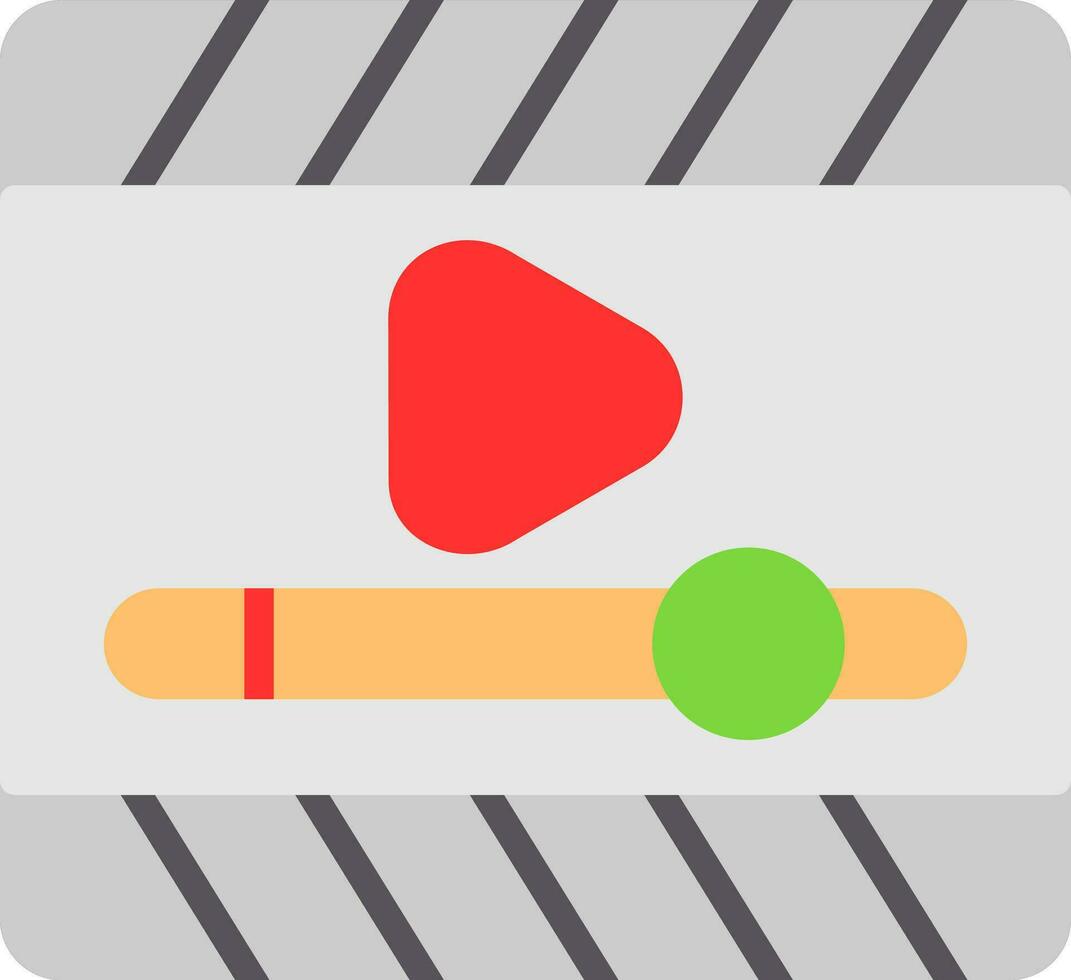 Video Player  Vector Icon Design