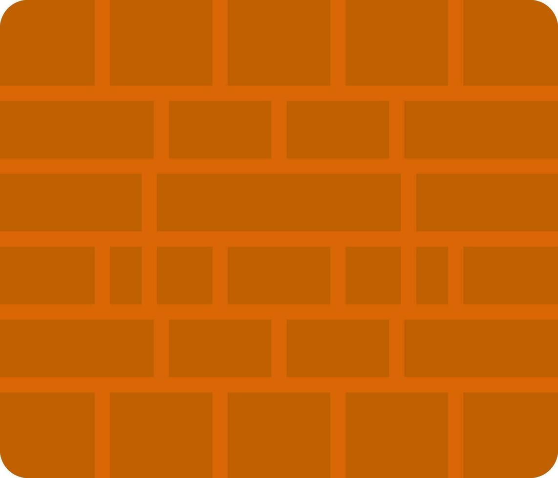 Brickwall  Vector Icon Design