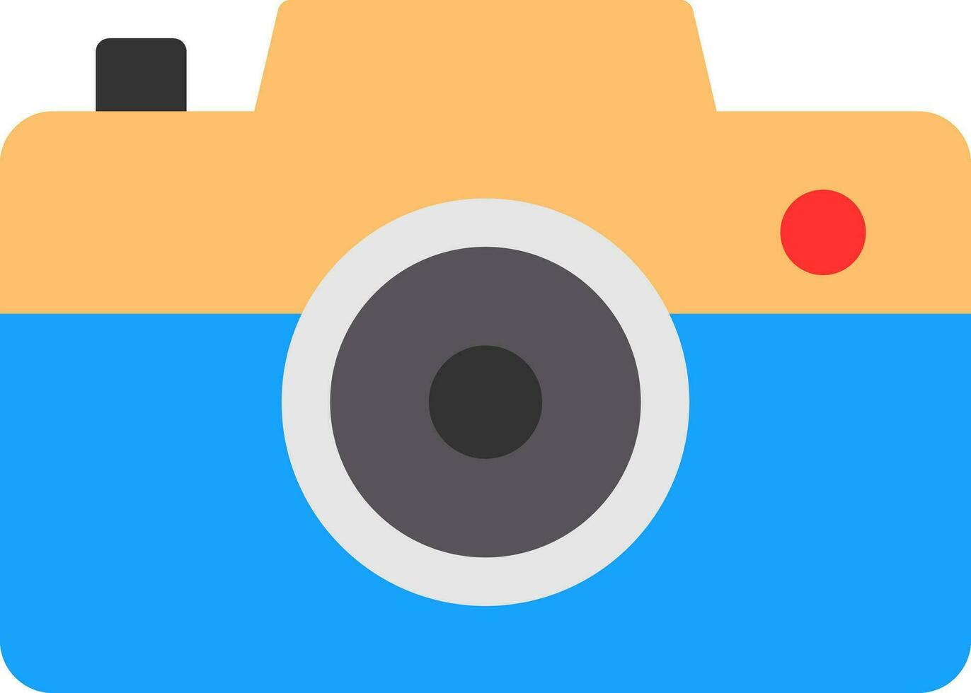 Photo Camera  Vector Icon Design