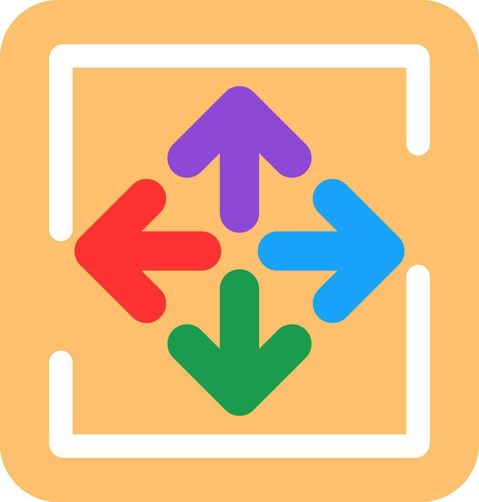 Expand Arrows Vector Icon Design