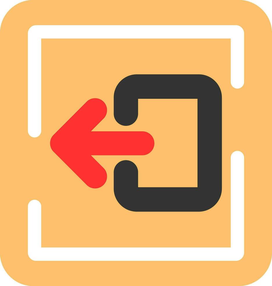 Logout Vector Icon Design