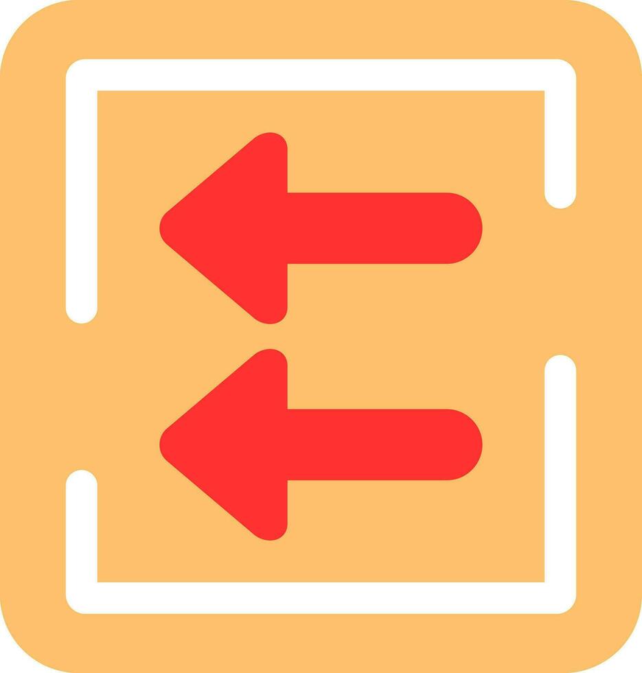 Fast Backward Vector Icon Design