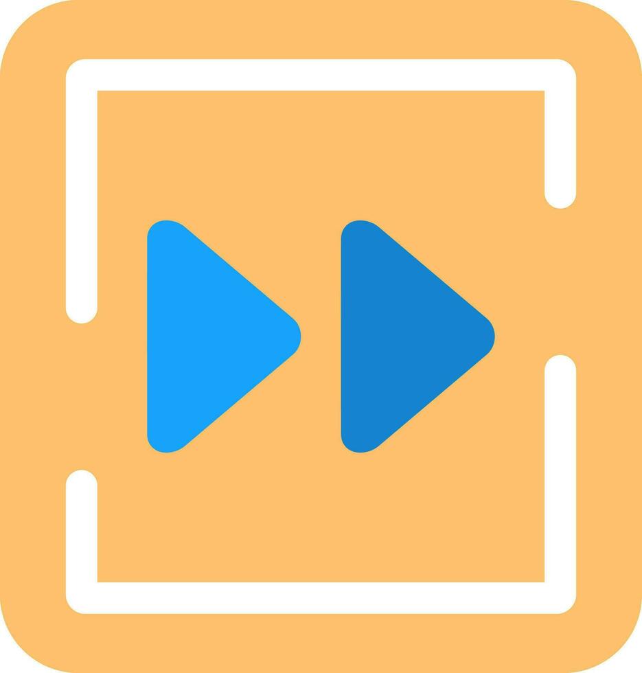 Fast Forward Vector Icon Design