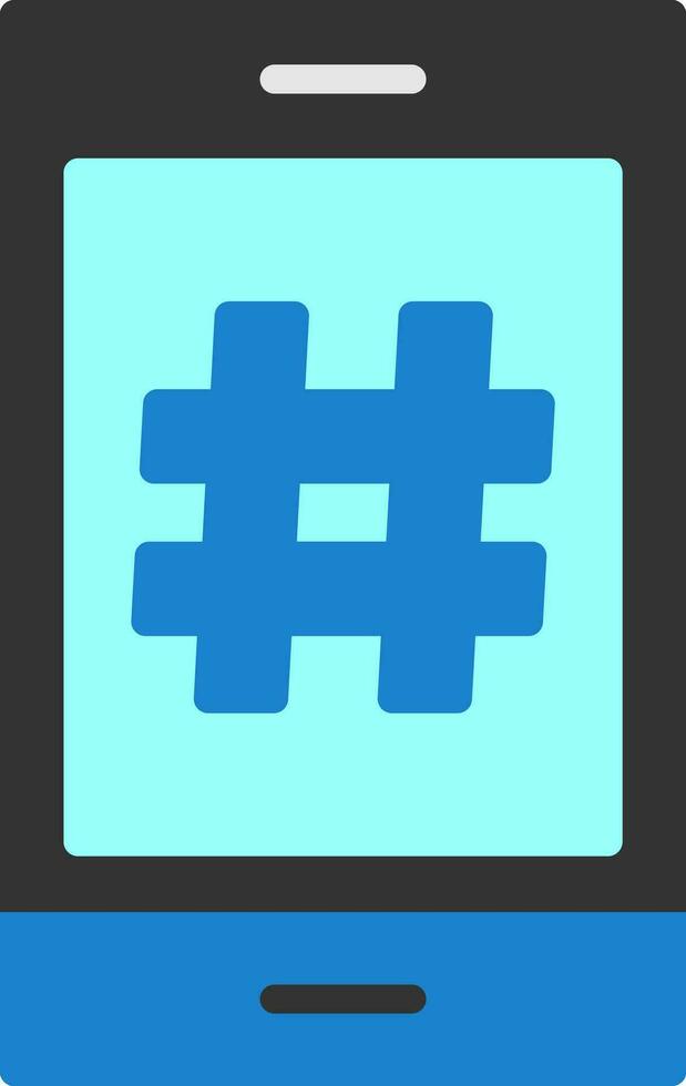 Hashtag Vector Icon Design