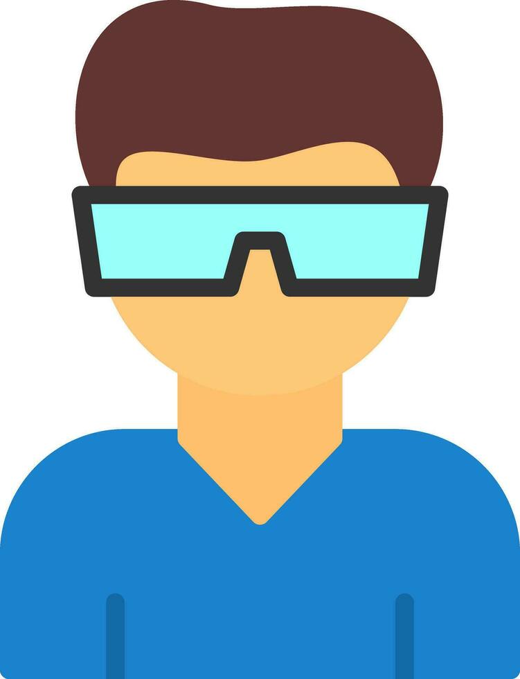 Virtual reality Vector Icon Design