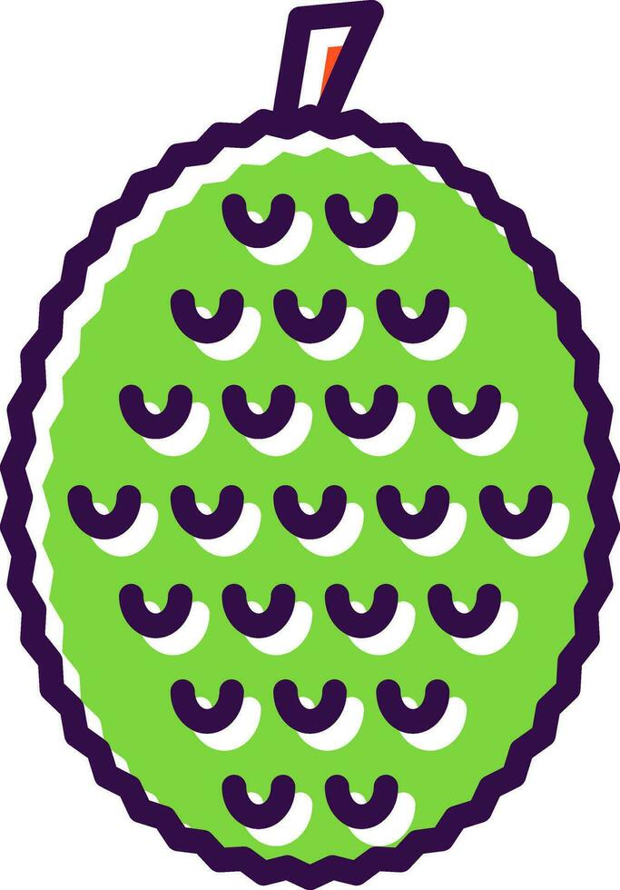 Durian Vector Icon Design