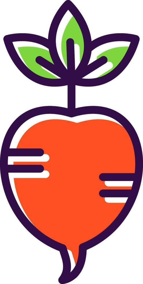 Beet Vector Icon Design