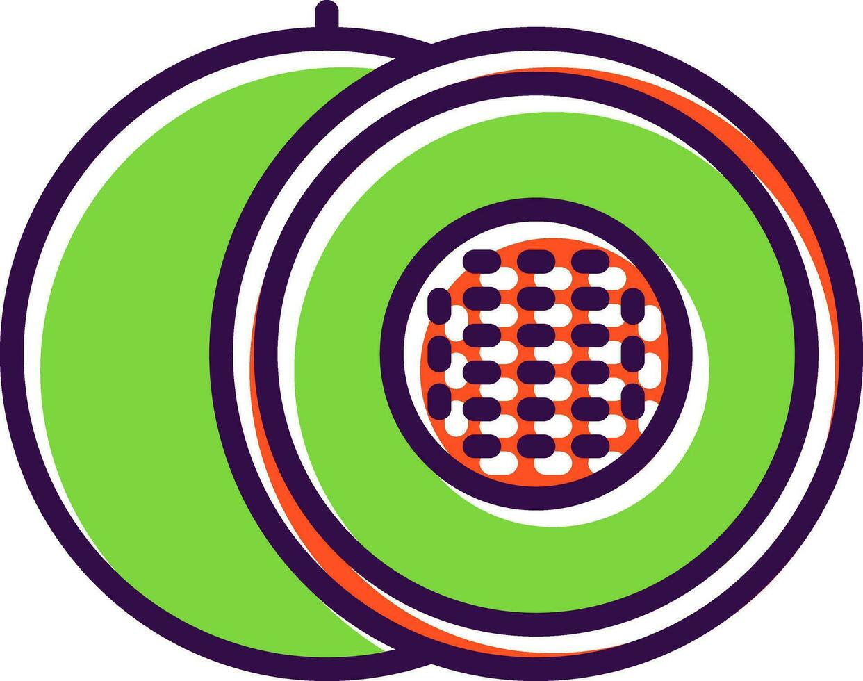 Melon Vector Icon Design