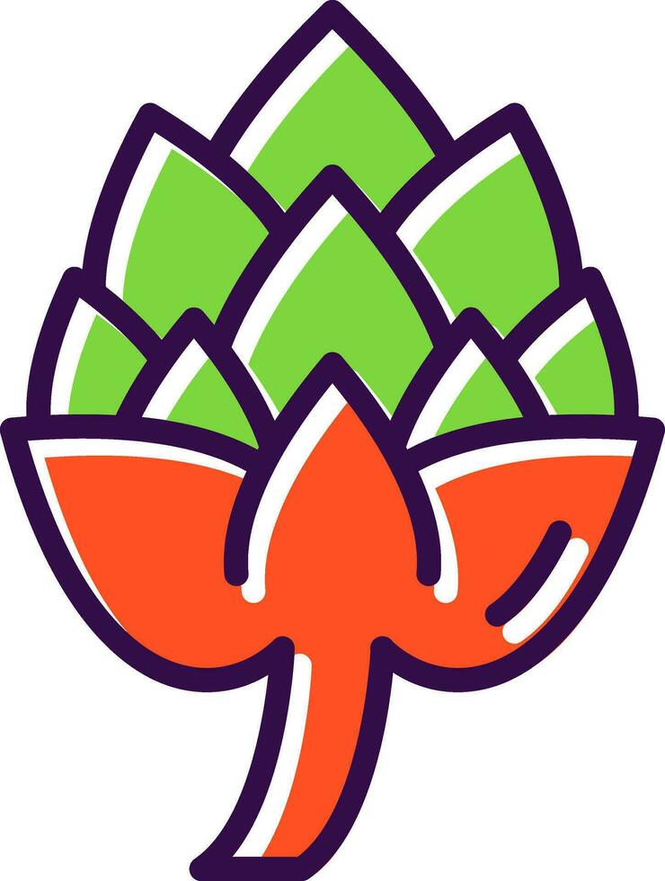 Artichoke Vector Icon Design