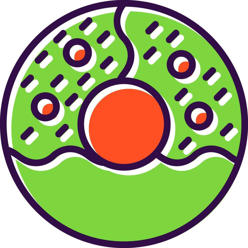 Doughnut Vector Icon Design