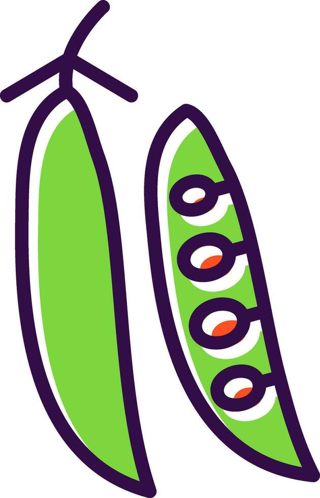 diseño de icono de vector de guisantes