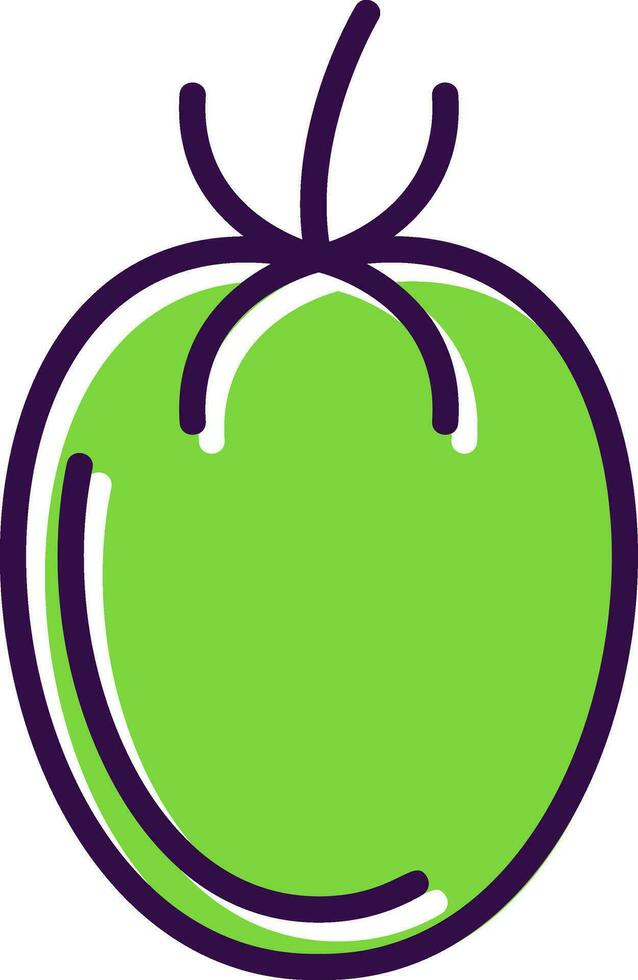 diseño de icono de vector de tomate