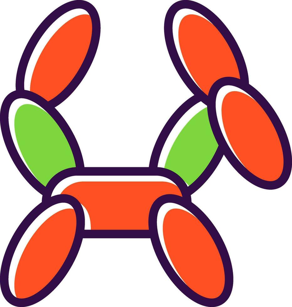 Balloon Dog  Vector Icon Design