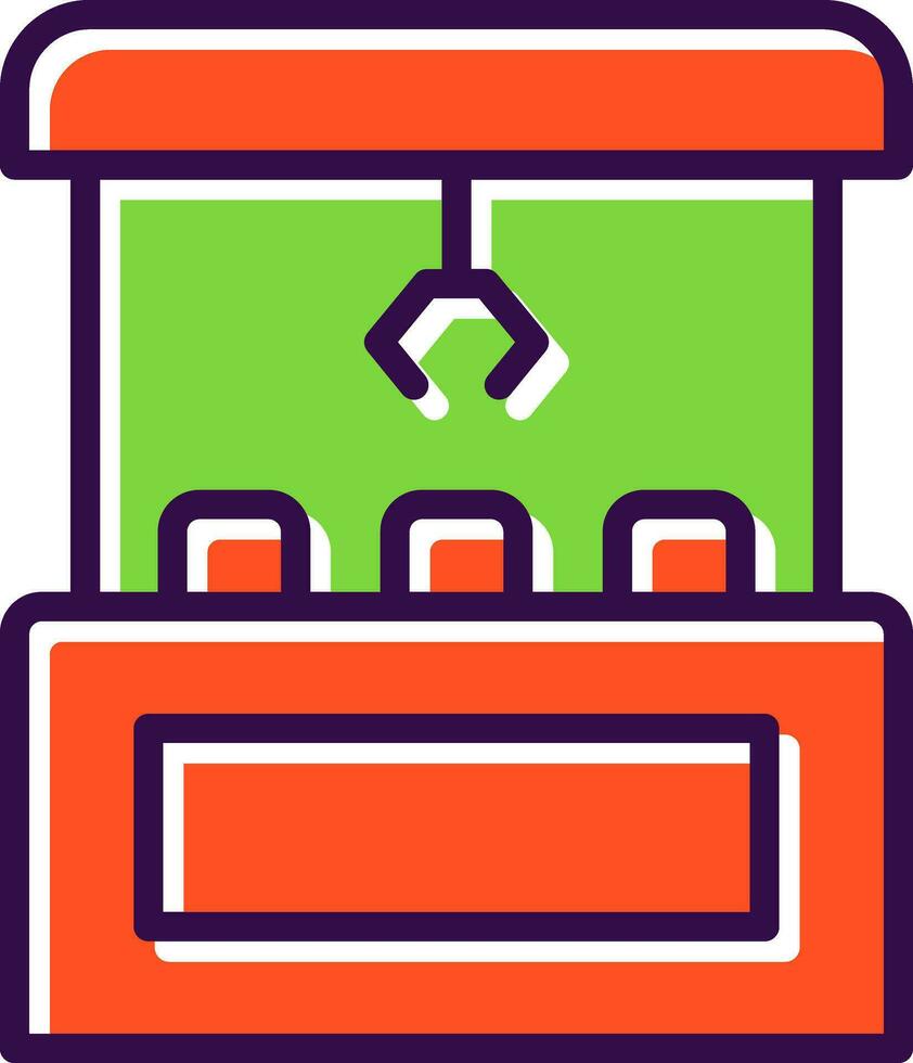 Claw Machine  Vector Icon Design